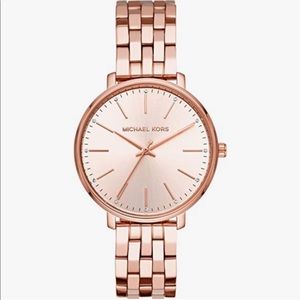 Michael Kors Rose Gold Pyper Watch NWT